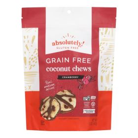 Absolutely Gluten Free Chews - Coconut - Cranberry - Gluten Free - Case Of 12 - 5 Oz