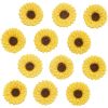 Wilton Sunflower Royal Icing Decorations, Yellow, 0.63 oz.